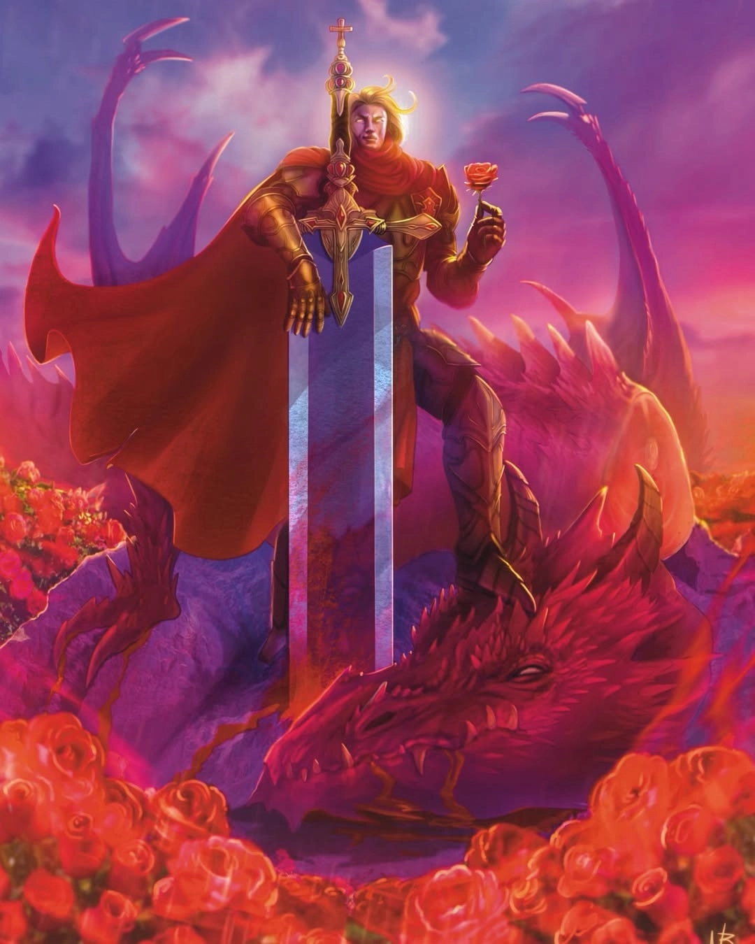 Ilustración de la baraja caballero premier top 4